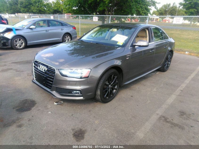 2014 AUDI A4 PREMIUM PLUS WAUFFAFL2EN030205
