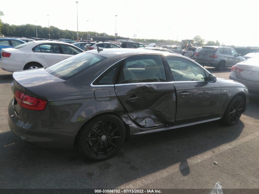 2014 AUDI A4 PREMIUM PLUS WAUFFAFL2EN030205