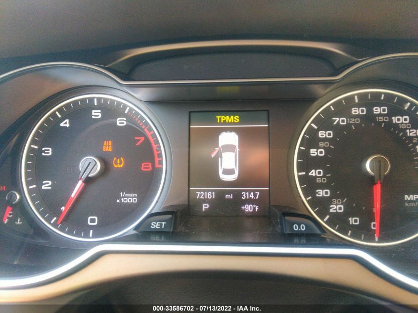 2014 AUDI A4 PREMIUM PLUS WAUFFAFL2EN030205