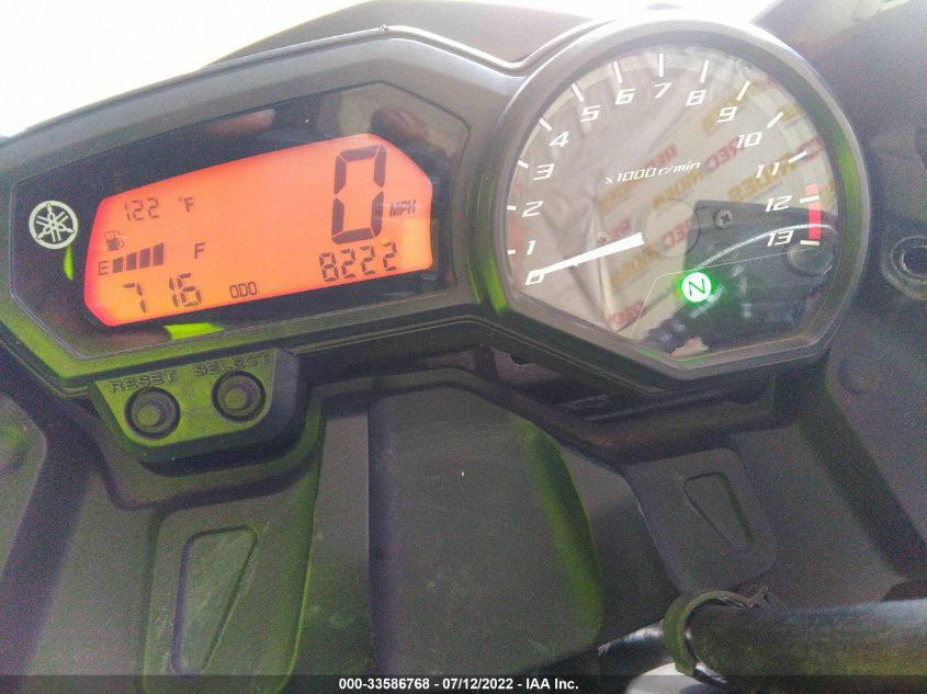 2017 YAMAHA FZ6 R JYARJ18E8HA014997