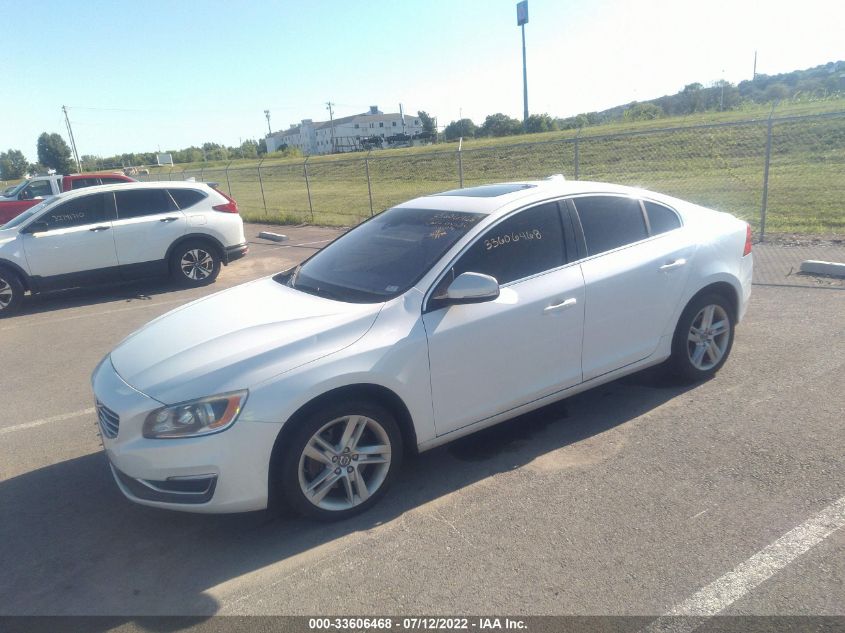 2015 VOLVO S60 T5 PREMIER YV1612TB7F1310952