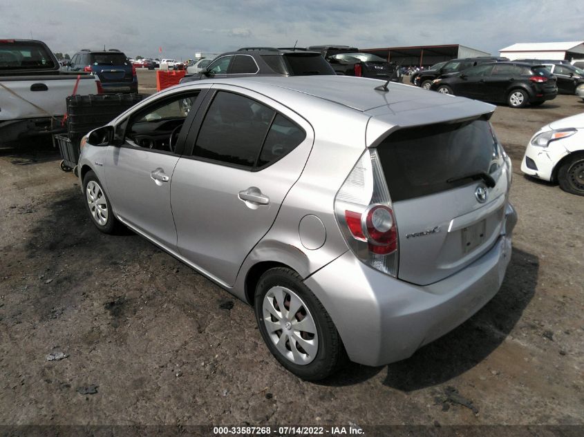 2013 TOYOTA PRIUS C ONE JTDKDTB32D1056222