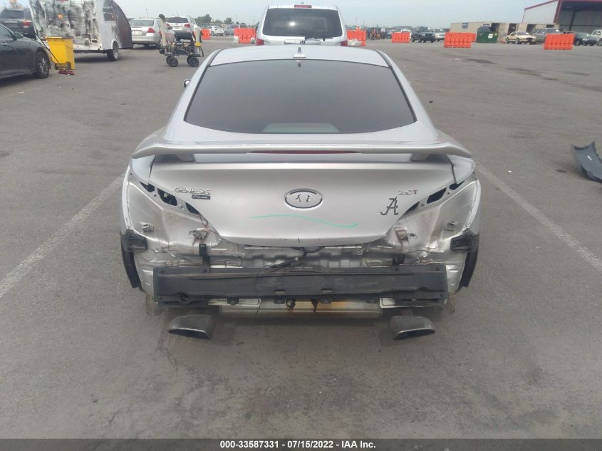 2014 HYUNDAI GENESIS COUPE 2.0T KMHHT6KD5EU114911