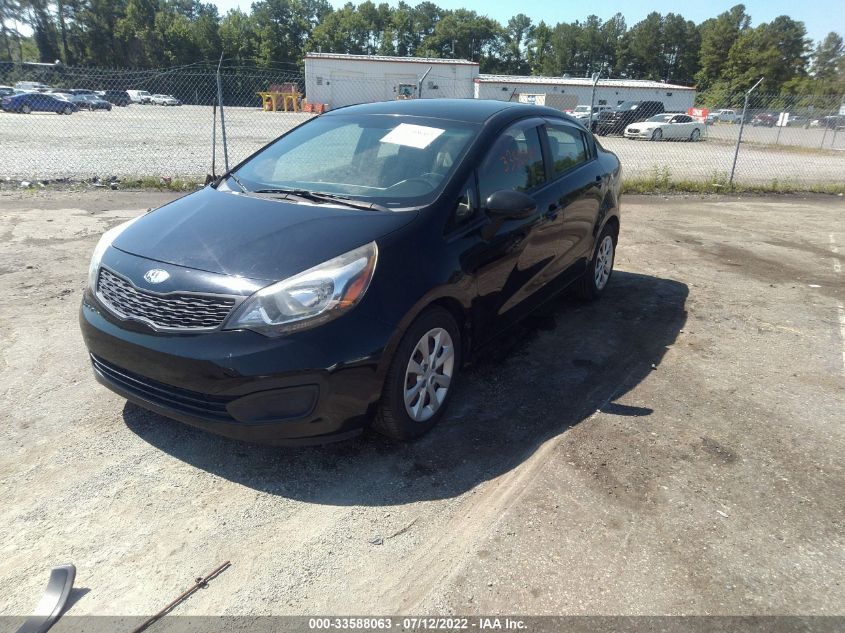2014 KIA RIO LX KNADM4A33E6405616