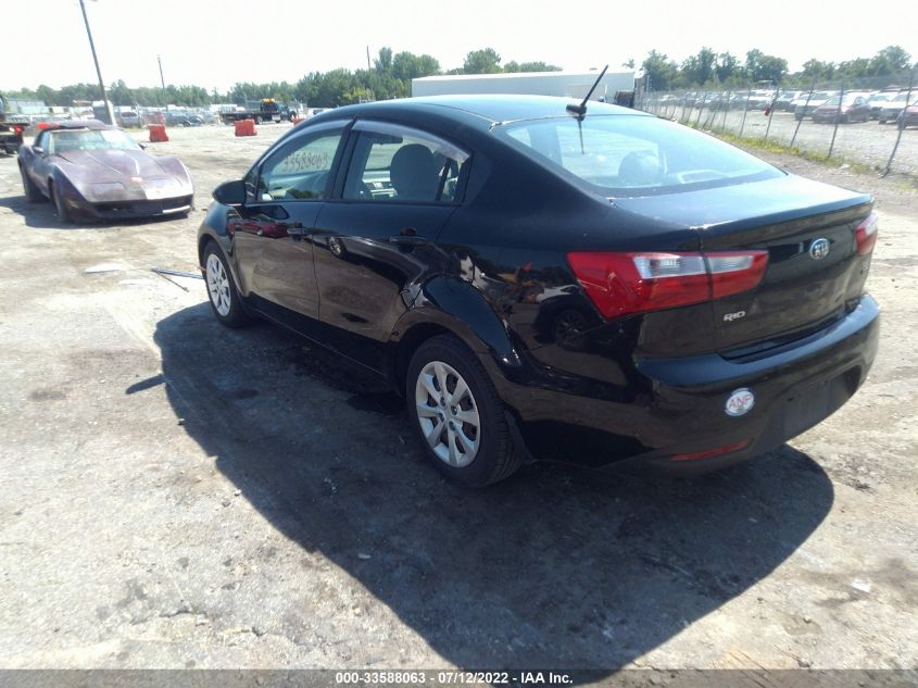 2014 KIA RIO LX KNADM4A33E6405616