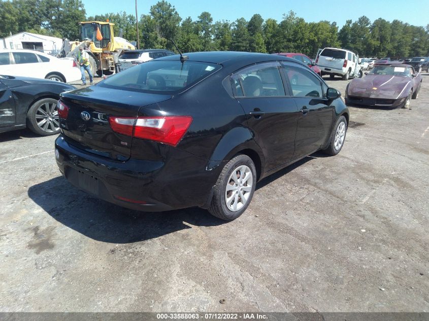 2014 KIA RIO LX KNADM4A33E6405616