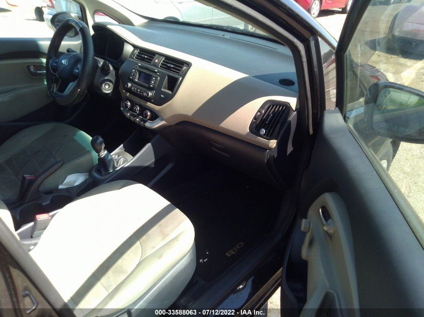 2014 KIA RIO LX KNADM4A33E6405616