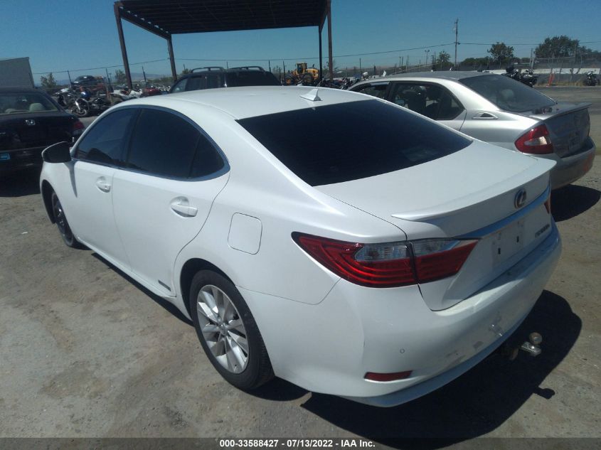2014 LEXUS ES 300H HYBRID JTHBW1GGXE2039527