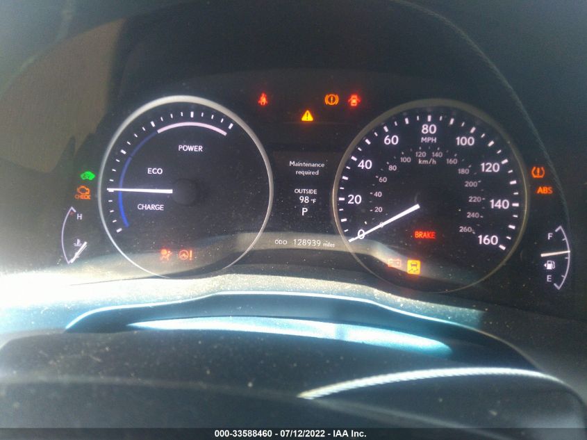 2014 LEXUS ES 300H HYBRID JTHBW1GG3E2056184