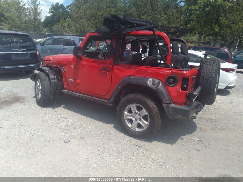 2019 JEEP WRANGLER SPORT S 1C4GJXAG6KW572304
