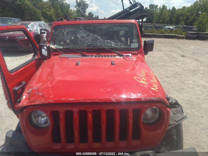 2019 JEEP WRANGLER SPORT S 1C4GJXAG6KW572304