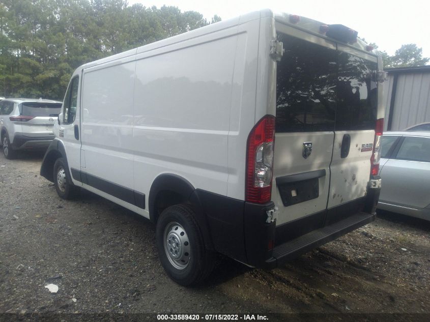 2021 RAM PROMASTER CARGO VAN 3C6LRVAG5ME560306
