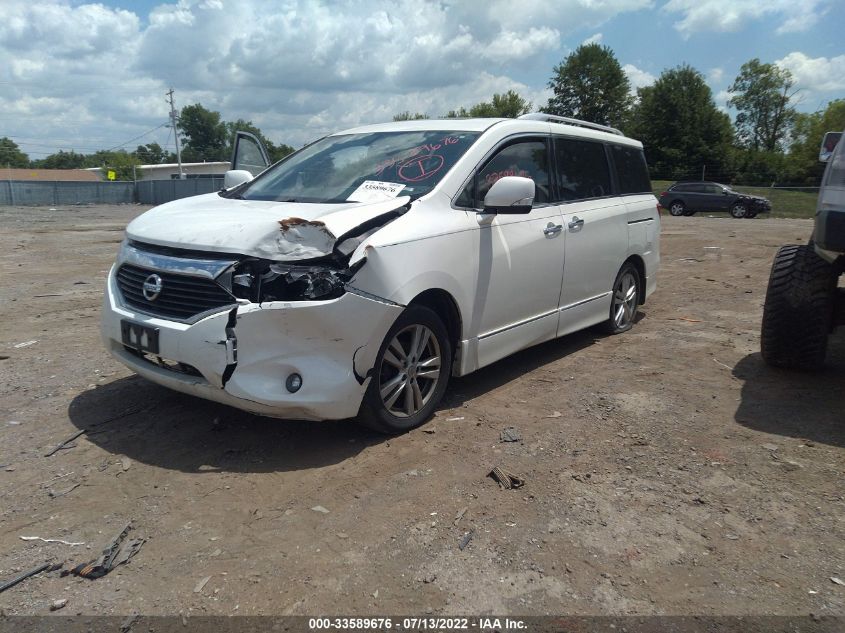 2013 NISSAN QUEST SL JN8AE2KP7D9069804