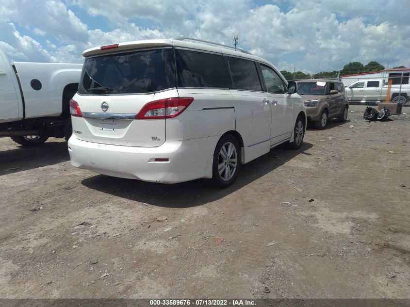 2013 NISSAN QUEST SL JN8AE2KP7D9069804