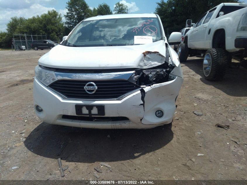 2013 NISSAN QUEST SL JN8AE2KP7D9069804
