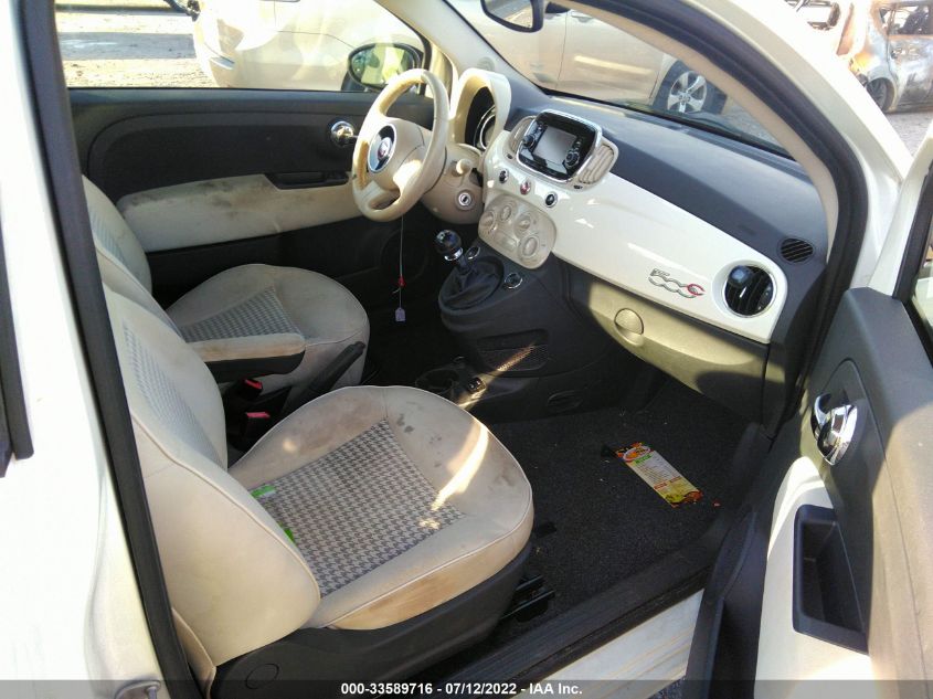 2017 FIAT 500C POP 3C3CFFLR9HT621216