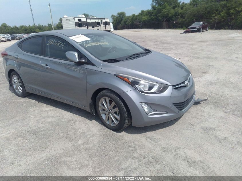 2015 HYUNDAI ELANTRA SE KMHDH4AE1FU456159