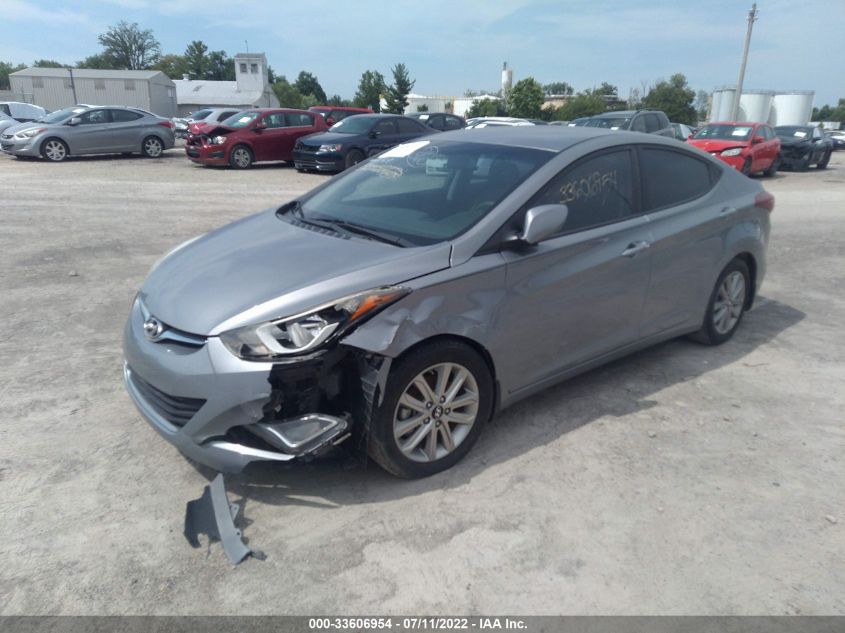 2015 HYUNDAI ELANTRA SE KMHDH4AE1FU456159