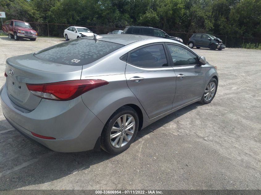 2015 HYUNDAI ELANTRA SE KMHDH4AE1FU456159