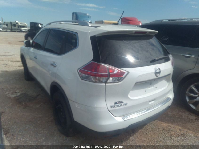 2016 NISSAN ROGUE S KNMAT2MT1GP640537