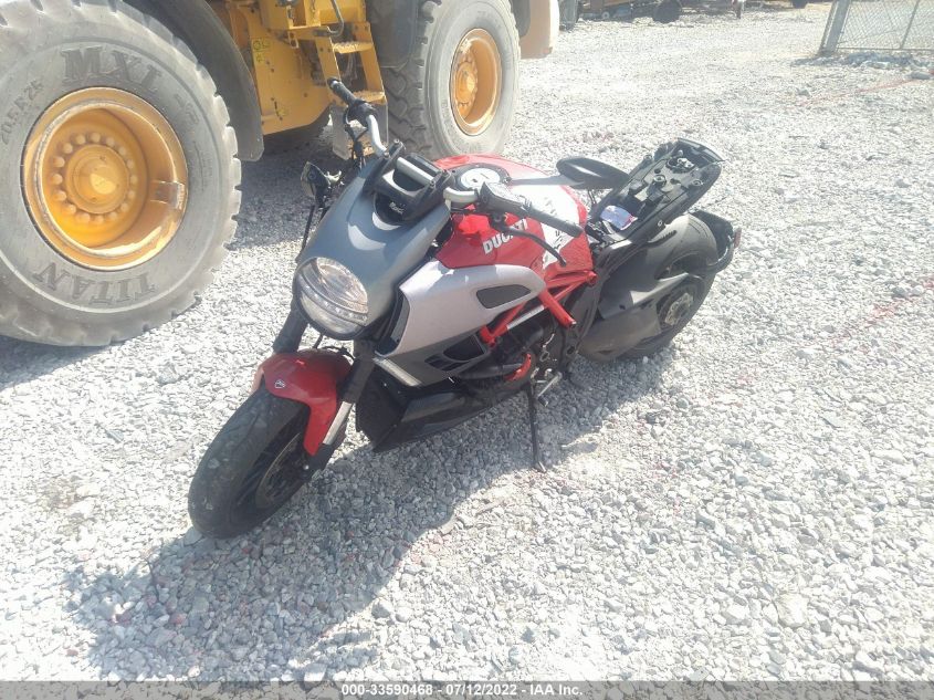 2012 DUCATI DIAVEL ZDM13BLW2CB008220