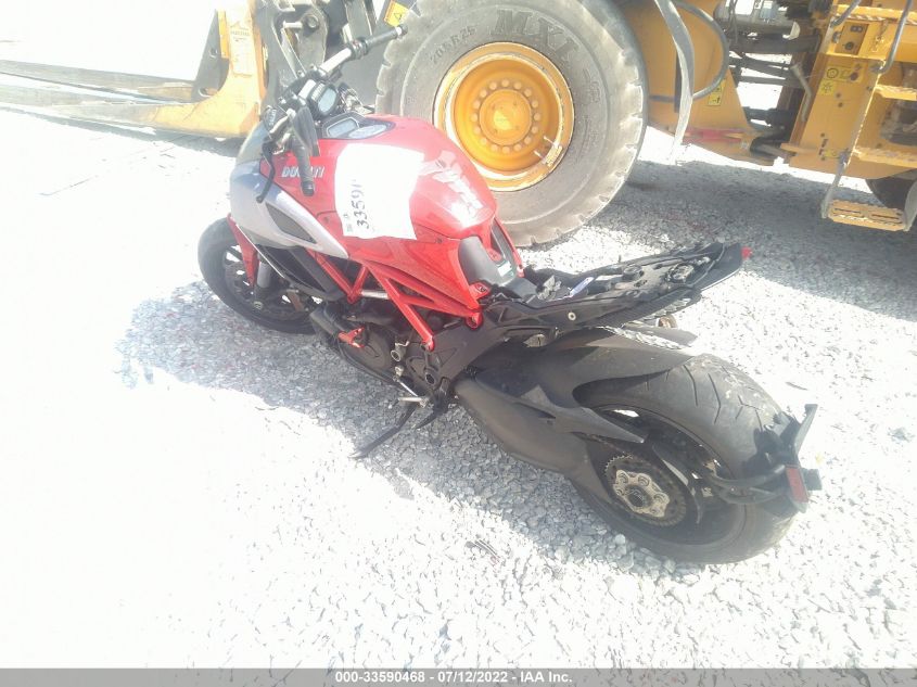 2012 DUCATI DIAVEL ZDM13BLW2CB008220