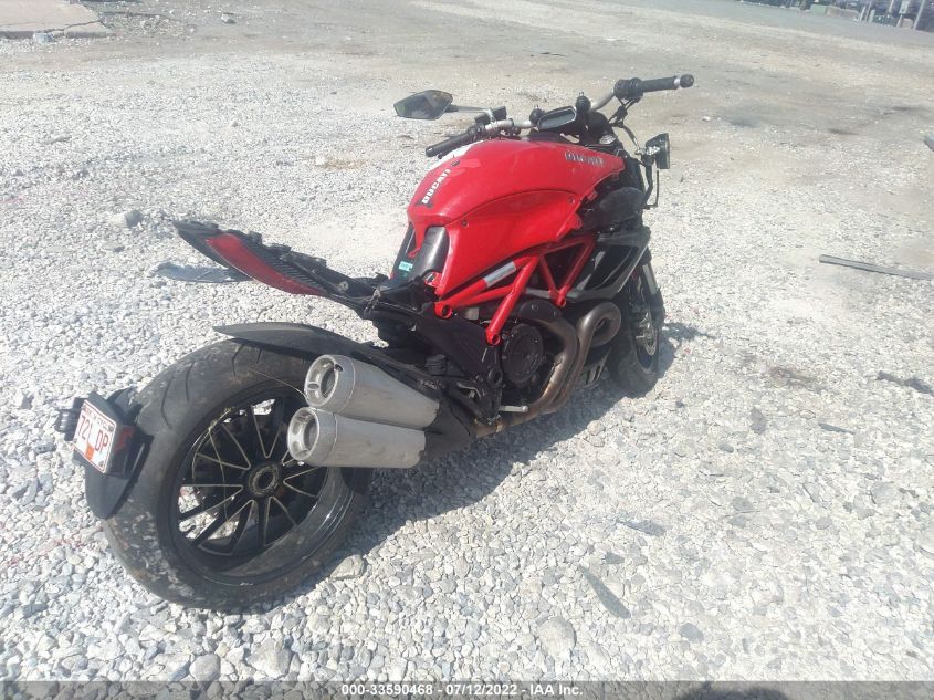 2012 DUCATI DIAVEL ZDM13BLW2CB008220
