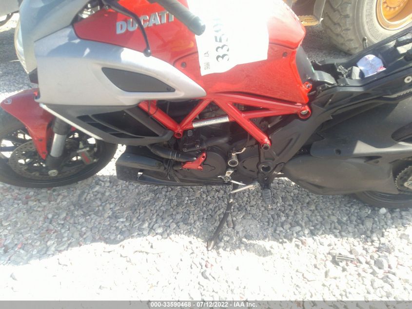 2012 DUCATI DIAVEL ZDM13BLW2CB008220