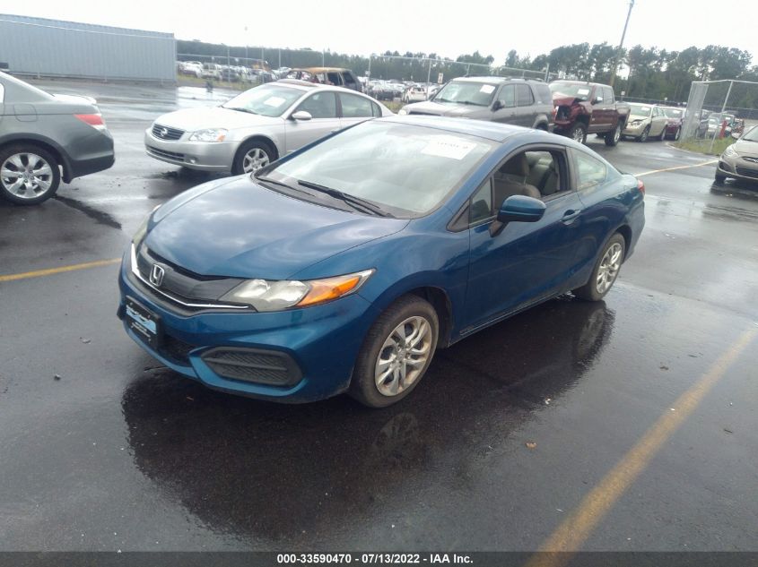 2014 HONDA CIVIC COUPE LX 2HGFG3B53EH524876