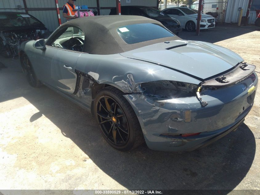 2017 PORSCHE 718 BOXSTER WP0CA2A86HS220575