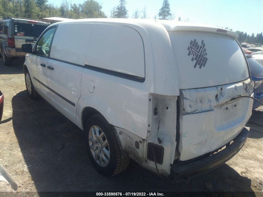 2014 RAM CARGO VAN TRADESMAN 2C4RRGAG6ER251295