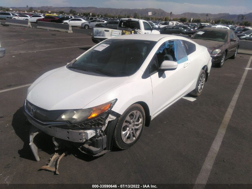 2014 HONDA CIVIC COUPE LX 2HGFG3B54EH505172