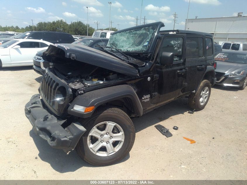 2021 JEEP WRANGLER UNLIMITED SPORT S 1C4HJXDN1MW616470
