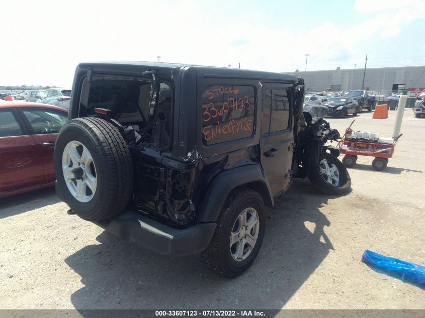 2021 JEEP WRANGLER UNLIMITED SPORT S 1C4HJXDN1MW616470