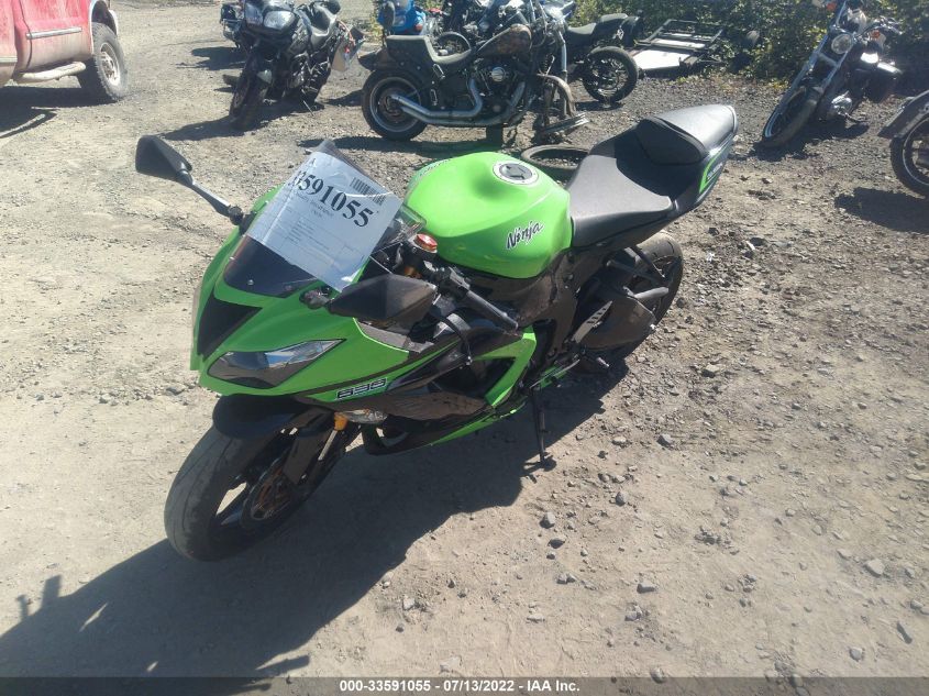 2013 KAWASAKI ZX636 E JKBZXJE13DA001093