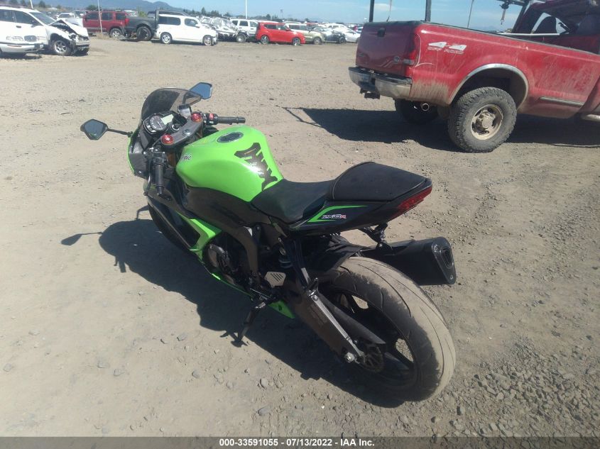 2013 KAWASAKI ZX636 E JKBZXJE13DA001093
