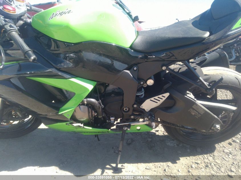 2013 KAWASAKI ZX636 E JKBZXJE13DA001093