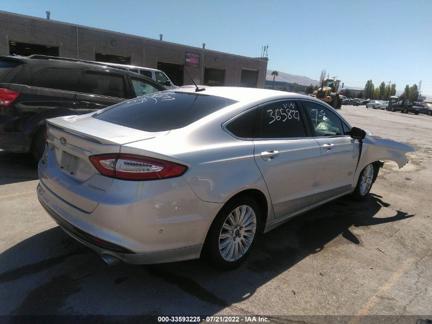 2013 FORD FUSION ENERGI TITANIUM 3FA6P0SU9DR365827