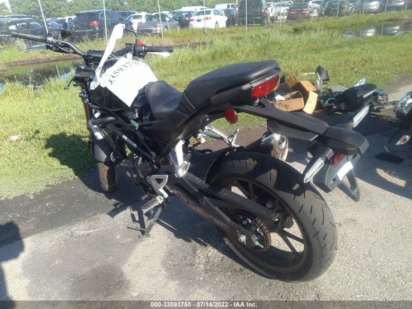 2021 HONDA CBF300 NA MLHNC5557M5100701