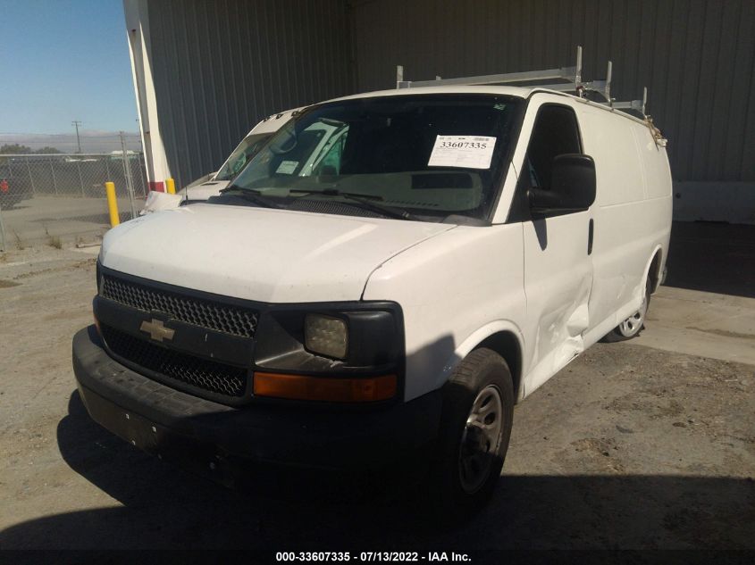 2013 CHEVROLET EXPRESS CARGO VAN 1GCSGAFX9D1133418