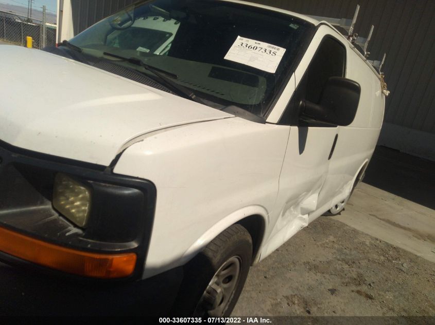 2013 CHEVROLET EXPRESS CARGO VAN 1GCSGAFX9D1133418