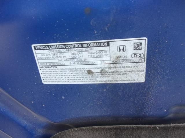 2021 HONDA CIVIC SPORT 19XFC2F8XME202514