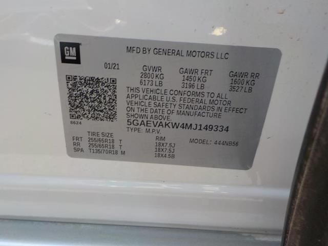 2021 BUICK ENCLAVE ESSENCE 5GAEVAKW4MJ149334
