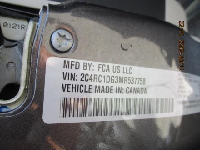 2021 CHRYSLER VOYAGER LXI 2C4RC1DG3MR537758