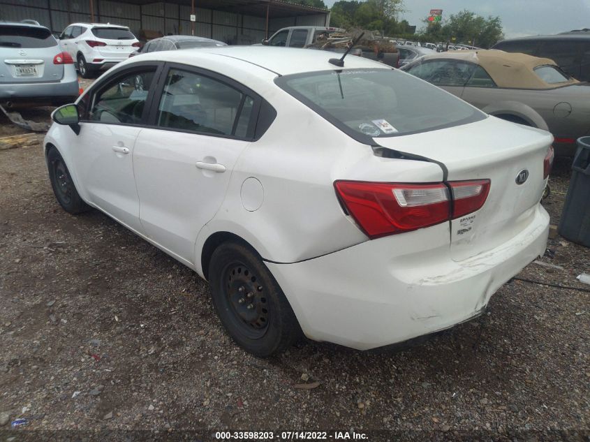 2015 KIA RIO LX KNADM4A36F6429183