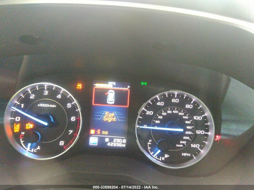 2019 SUBARU ASCENT TOURING 4S4WMARD5K3430873