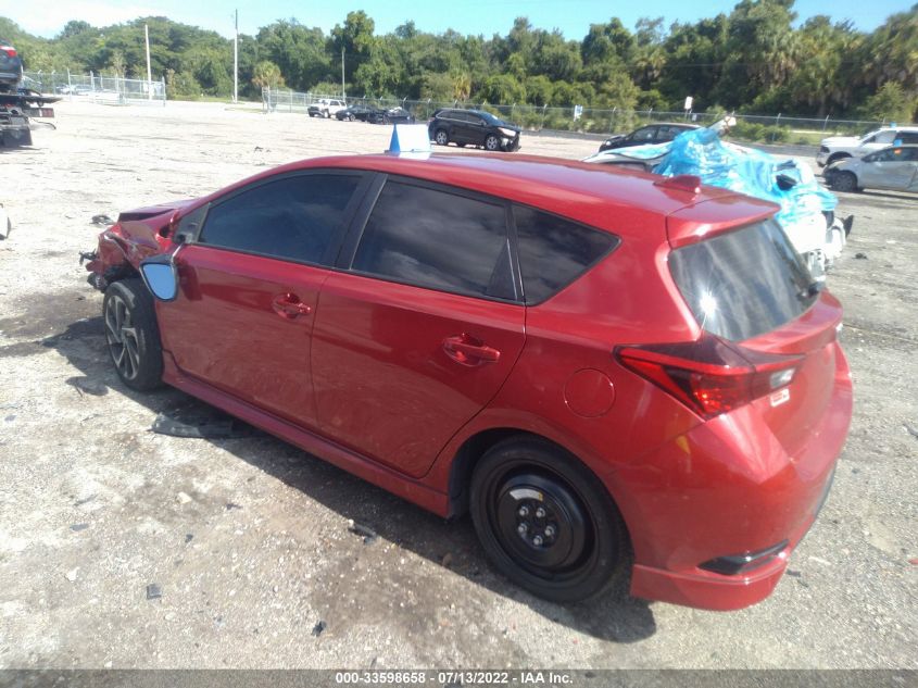 2017 TOYOTA COROLLA IM JTNKARJE4HJ539162
