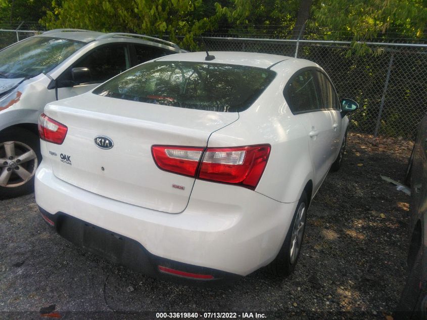 2013 KIA RIO LX KNADM4A3XD6098072