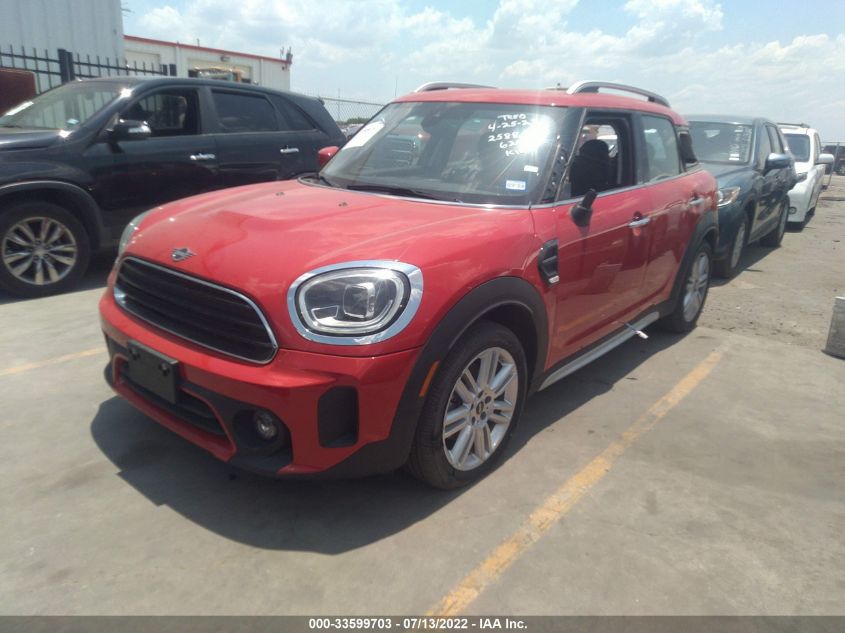 2022 MINI COUNTRYMAN COOPER WMZ23BR04N3P14136