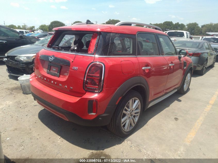 2022 MINI COUNTRYMAN COOPER WMZ23BR04N3P14136